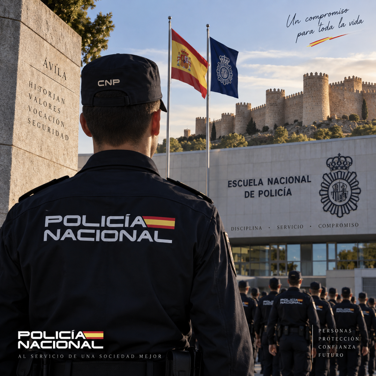 Ávila, donde comienza el camino para ser policía